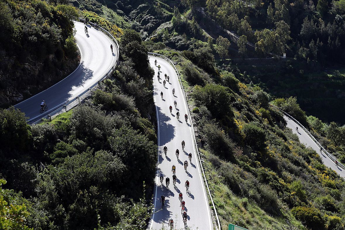 Kletterpartie: 1.400 Höhenmeter gab es beim Ironman 70.3 Marbella zu überwinden