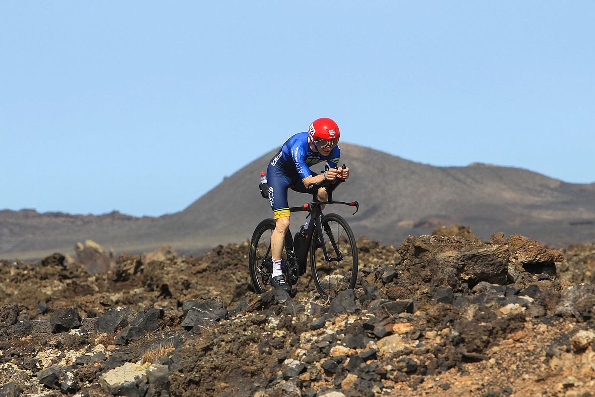 Ironman-Rookie Sascha Möhrs unterwegs durch den Timanfaya Nationalpark
