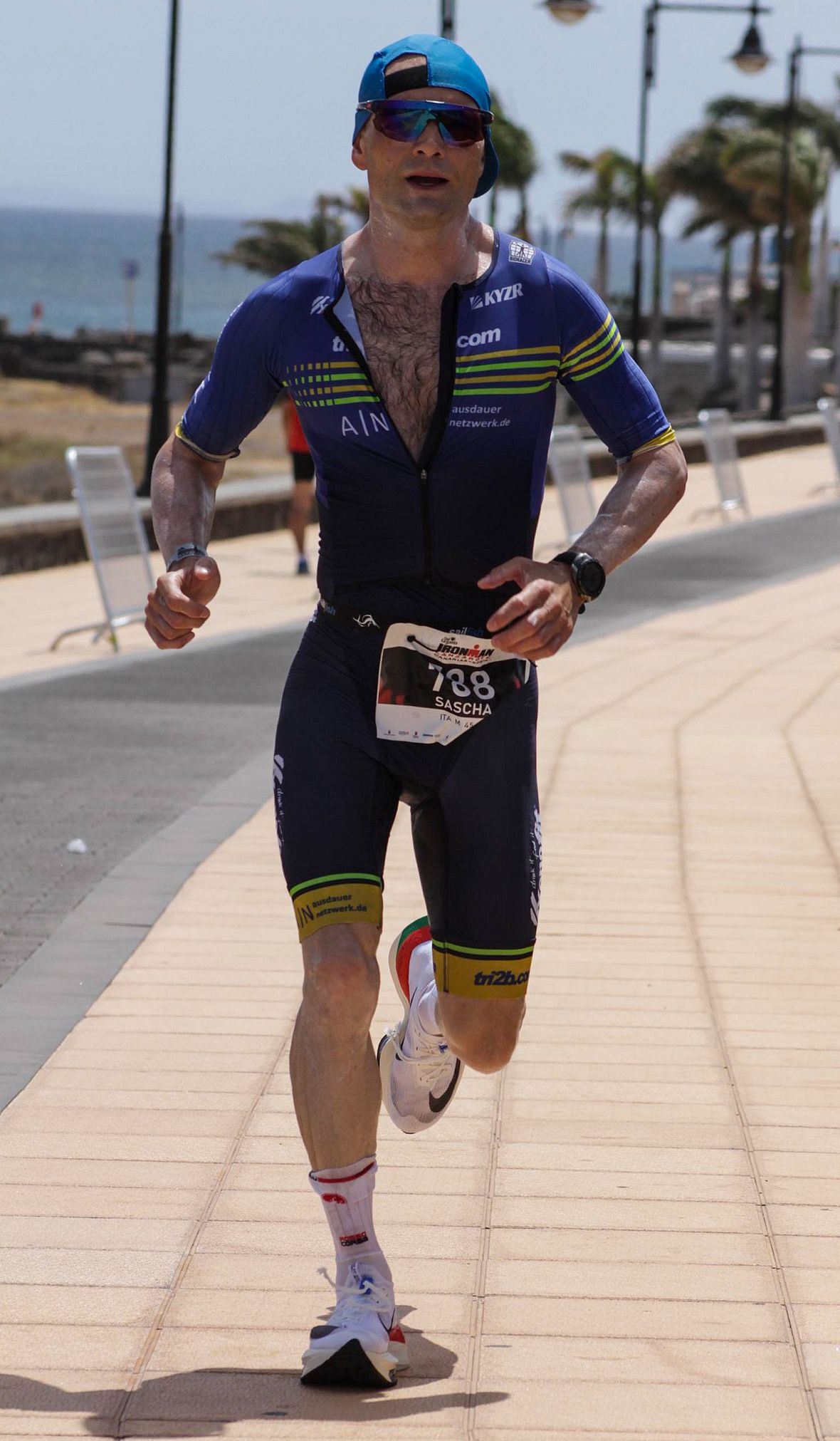 Harte Nummer: Sascha beim Marathon in Puerto del Carmen