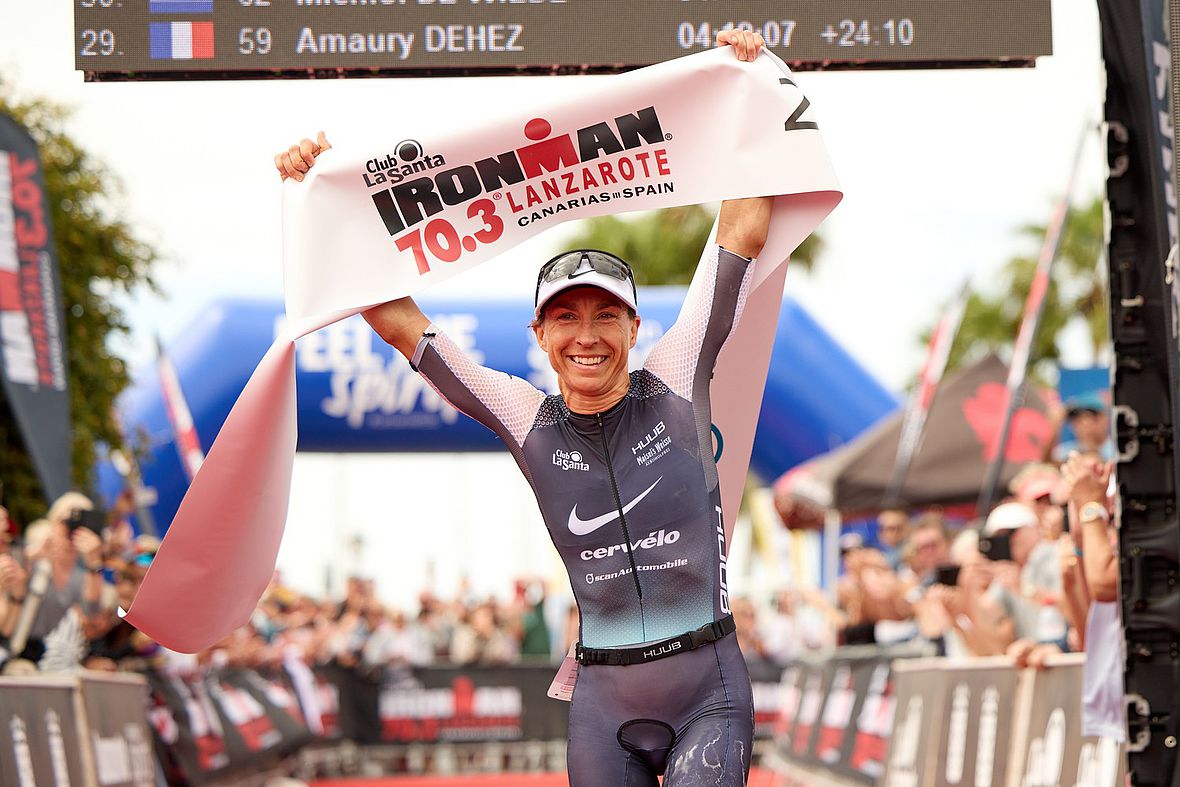 Anne Haug gewinnt zum dritten Mal den Club La Santa Ironman 70.3 Lanzarote