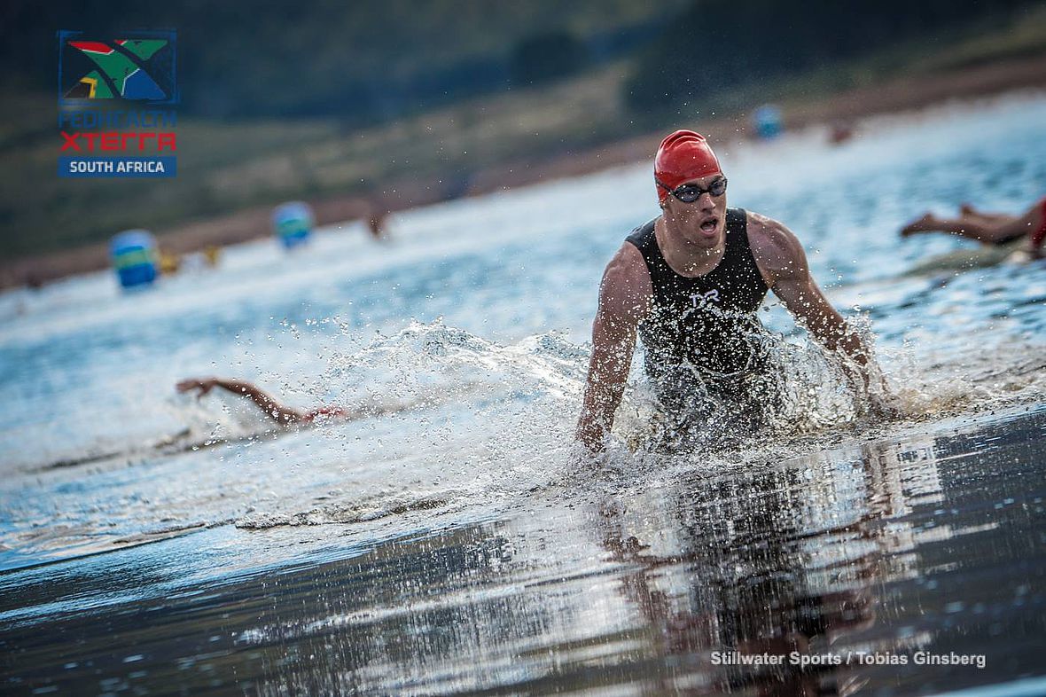 James Cunnama out of the water bei Xterra South Africa