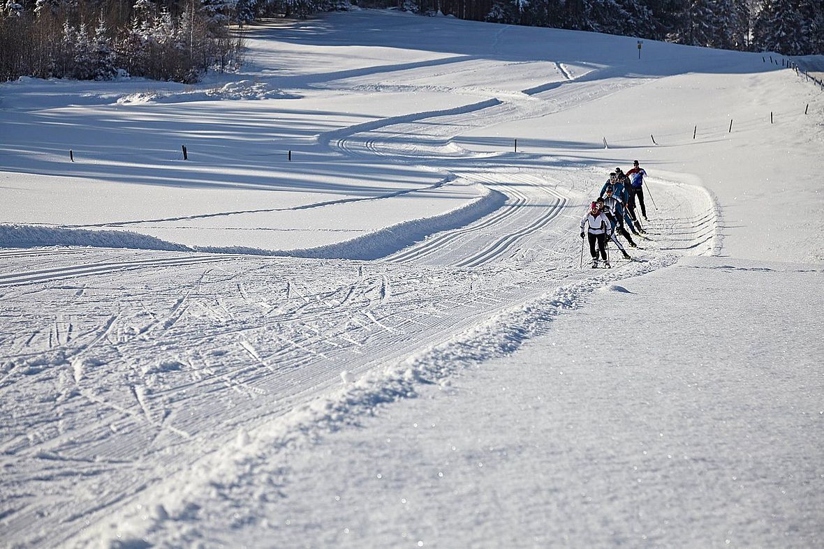 Raus in die Natur: Skilanglauf ist nix für Stubenhocker