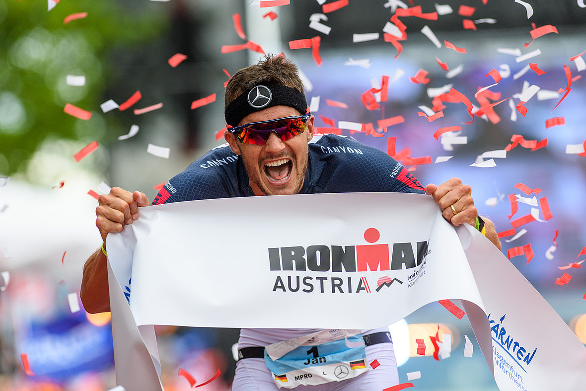 Jan Frodeno: Sieg beim Ironman Austria 2017 in 7:57:20 Stunden