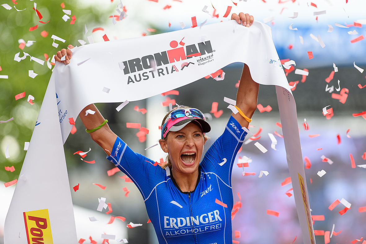 Eva Wutti: Zum zweiten Mal Siegerin beim Ironman Austria in Klagenfurt