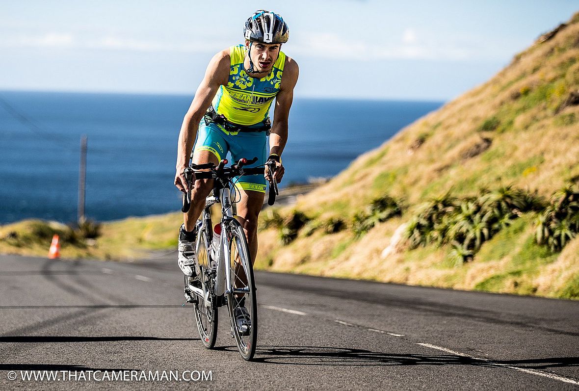 Aus dem Sattel: Der Radkurs beim Ocean Lava Madeira fordert den ganzen Triathleten