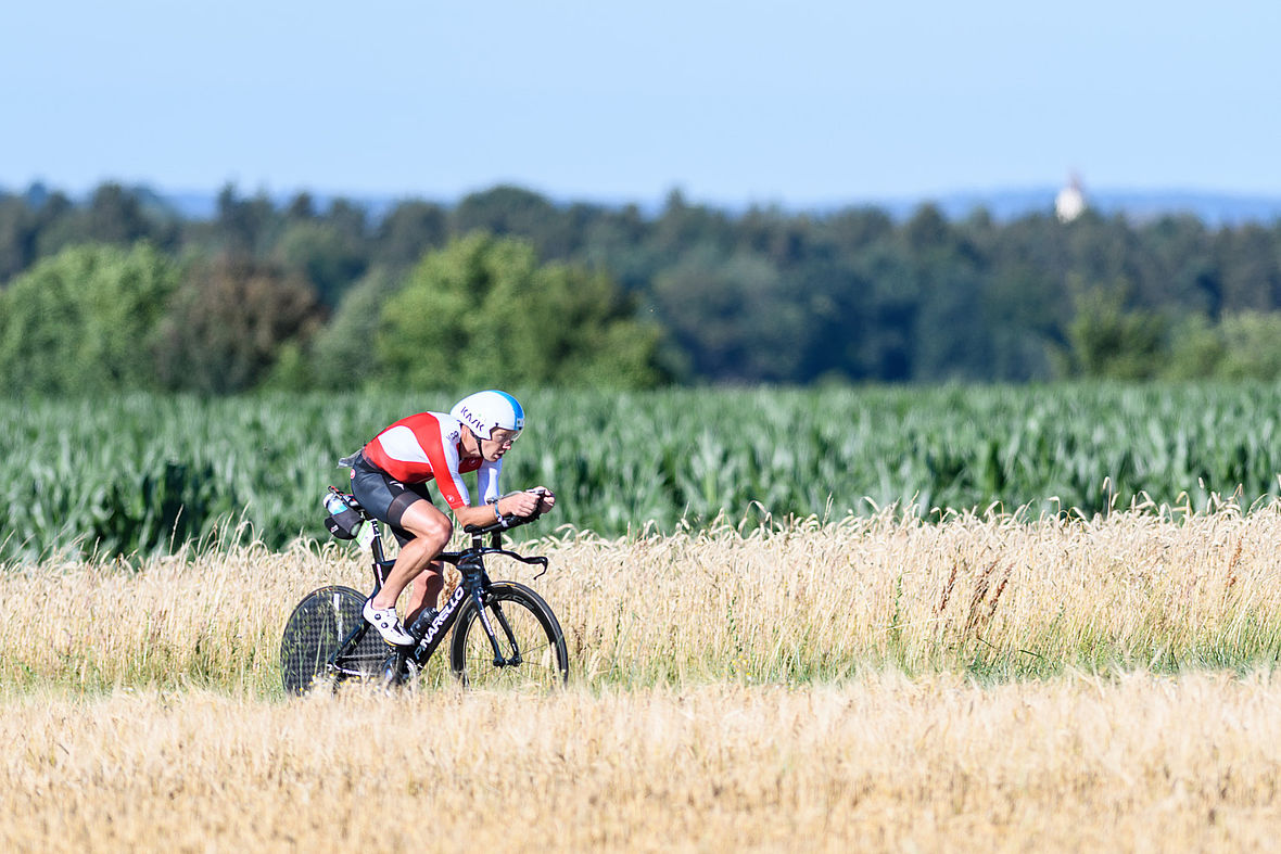 Beim Radfahren bestimmt Cameron Wurf mehr als 170 km das Geschehen an der Spitze