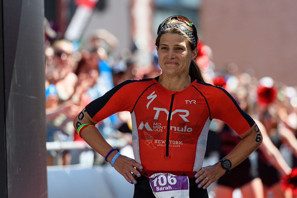 Stolze Ironman-Finisherin - Sarah True