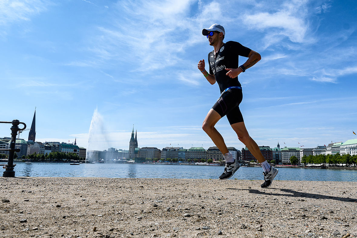 Neues Gefühl für Franz Löschke: Früher hieß es oft auf 5 km All out rennen, heute standen 48,2 Laufkilometer auf dem Programm