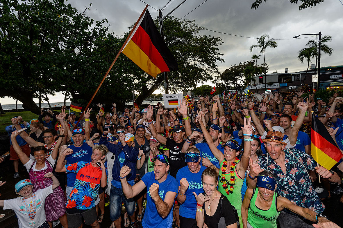 Eine Ironman Hawaii-Nationenparade, die den deutschen Teilnehmern sicher länger in Erinnerung bleibt