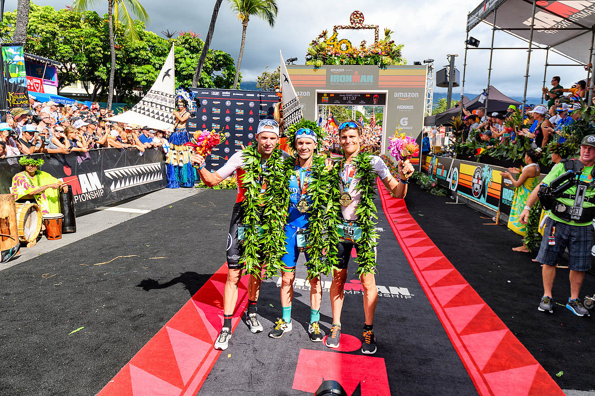 Die Top 3 des Ironman Hawaii 2018
