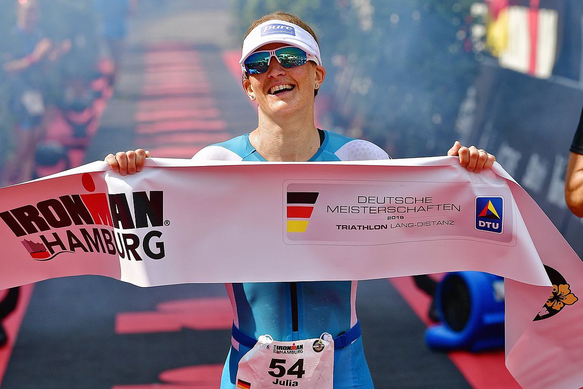 Julia Gajer wird Dritte und damit deutsche Langdistanz-Meisterin 2019