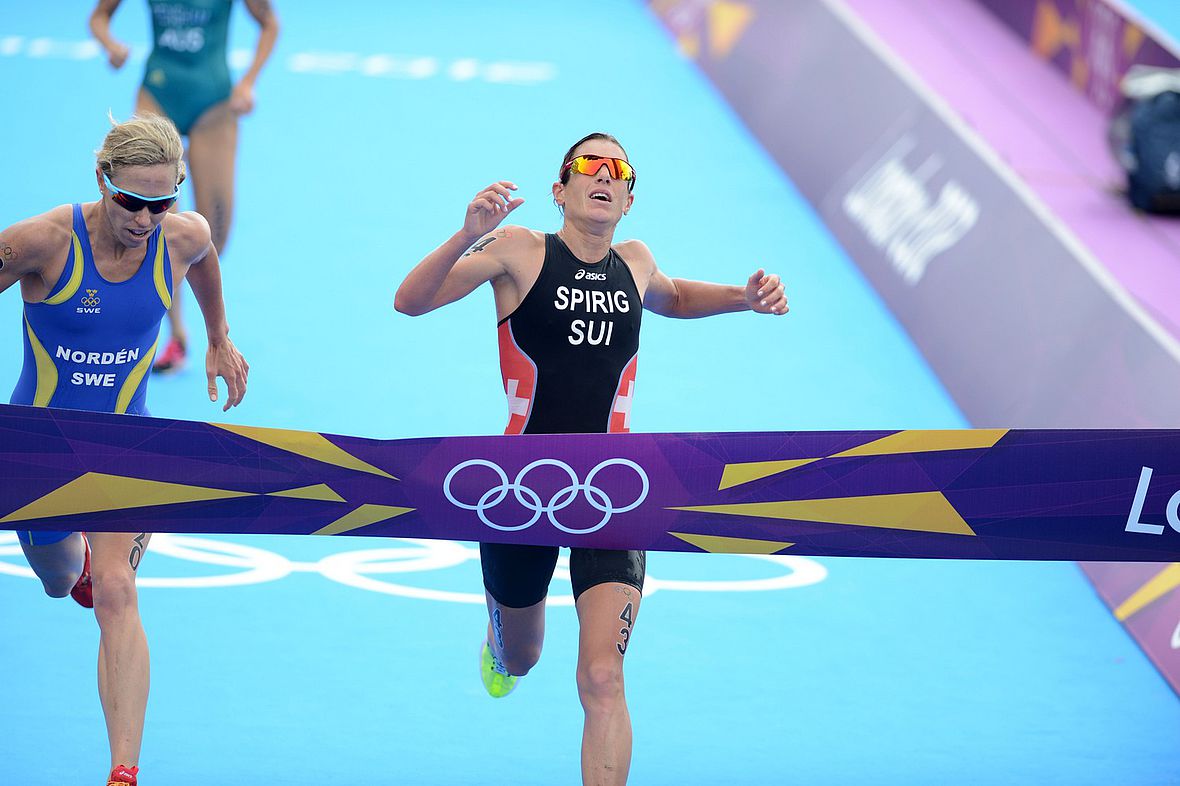 2012: Historischer Zielsprint zwischen Lisa Norden und Nicola Spirig um Olympiagold