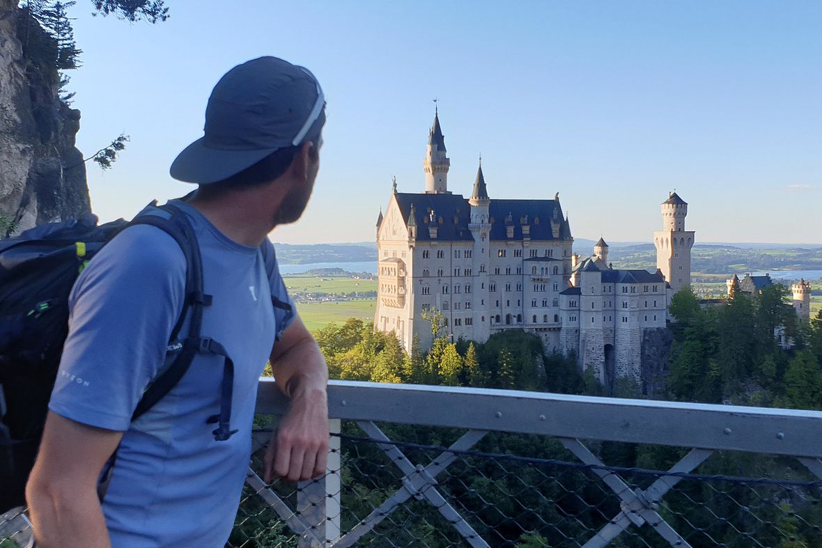 Märchenhafte Erscheinung: Das Schloss Neuschwanstein bei Füssen im Ostallgäu