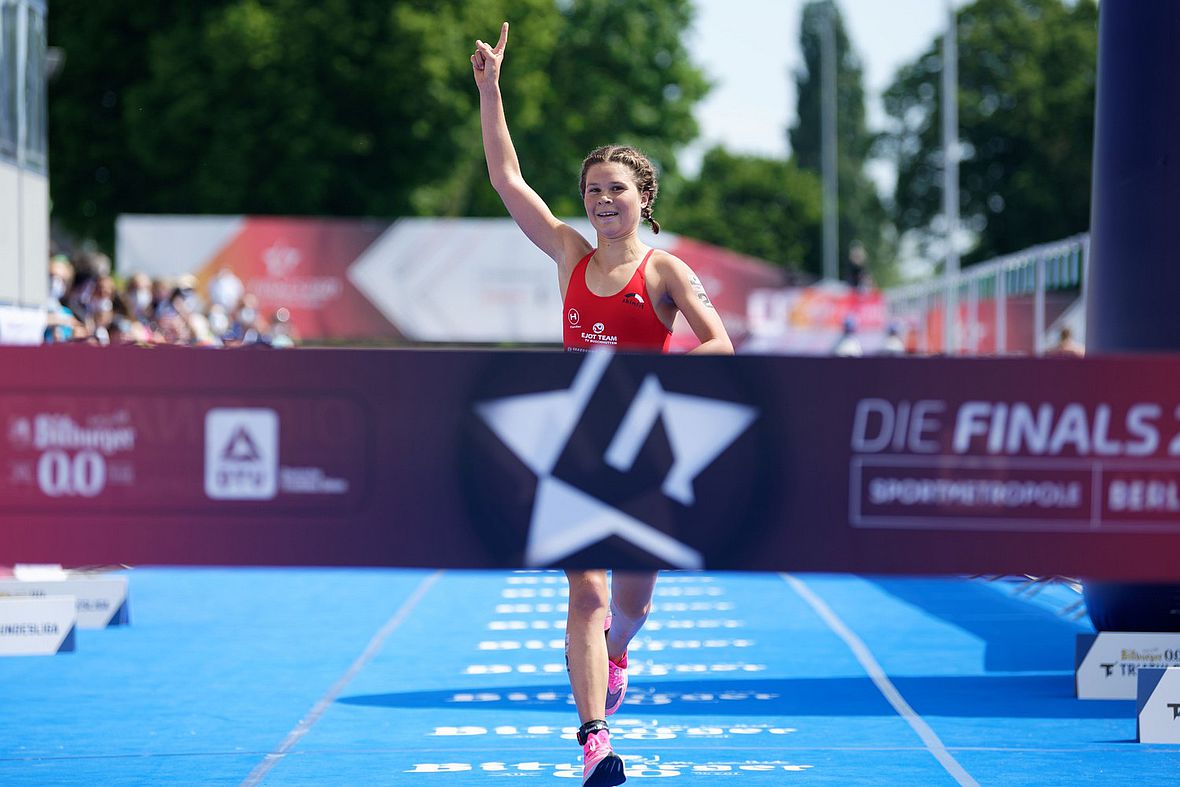 Lisa Tertsch holt sich den DM-Titel über die Sprintdistanz