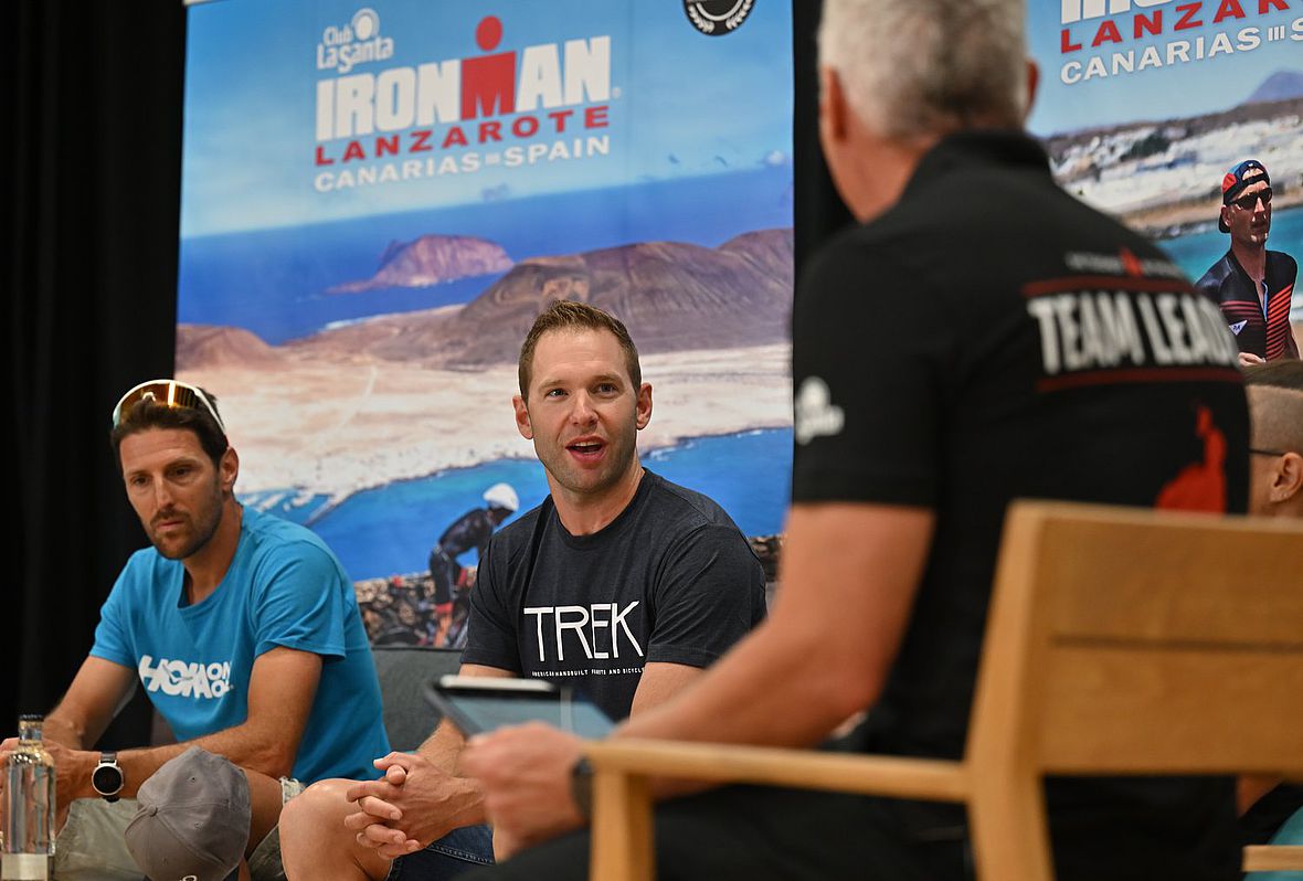 Bart Aernouts gewann den Ironman Lanzarote im Jahr 2017, Alessandro Degasperi 2015 und 2018