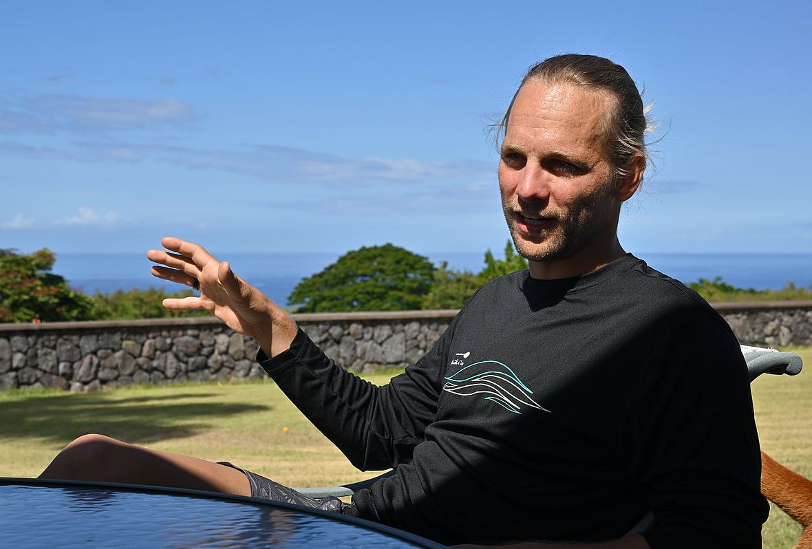 Seit 2 Jahren lebt Florian Bögge in Kailua-Kona
