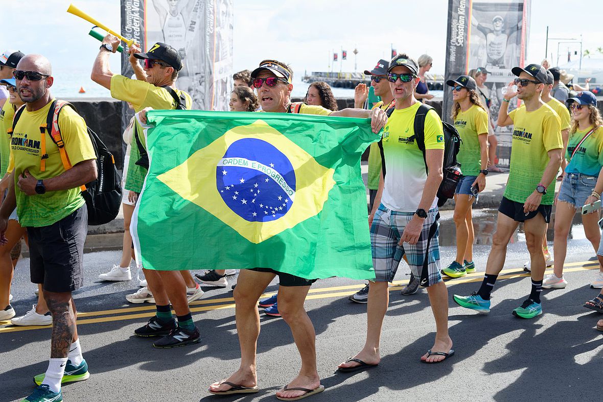Die Brasilianer sorgen für etwas Copacabana-Stimmung am Alii Drive