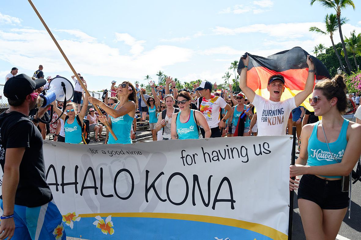 Mahalo Kona: Die deutsche Athleten-Abordnung bedankt sich bei den Einwohnern von Kona für ihre Gastfreundschaft