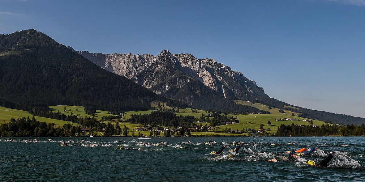 Da schlägt das Triathlon-Herz höher: Perfekte Bedingungen für die Challenge Walchsee 2015