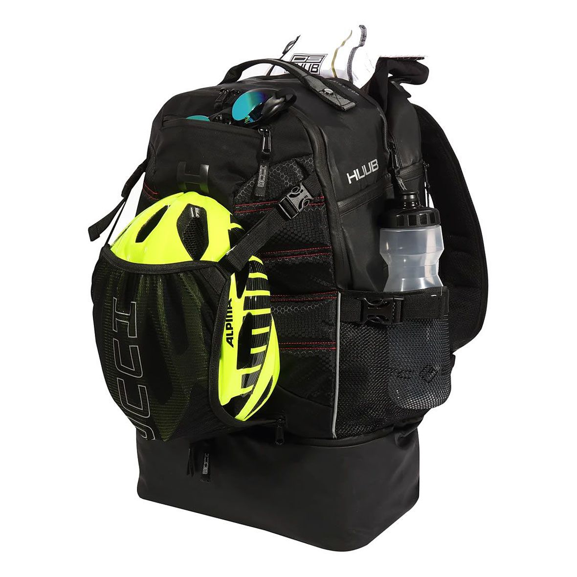 HUUB TT Bag: Mit 40 Liter Volumen ist jede Menge Platz für die Triathlon-Ausrüstung vorhanden