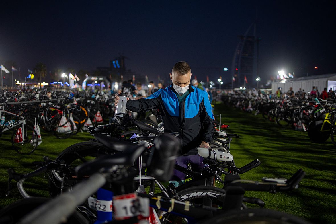 Raceday-Morning beim Ironman 70.3 Dubai 2021