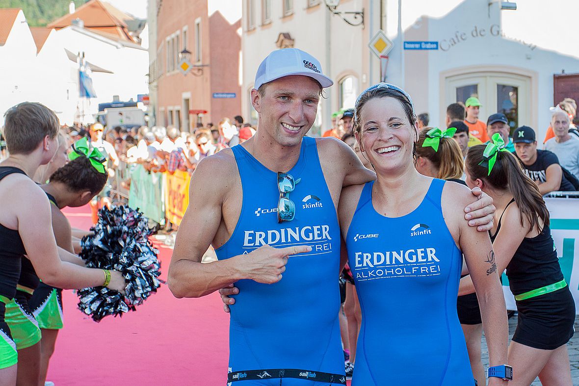 Doppelsieg für das Team Erdinger Alkoholfrei - Nils Daimer und Elena Illeditsch