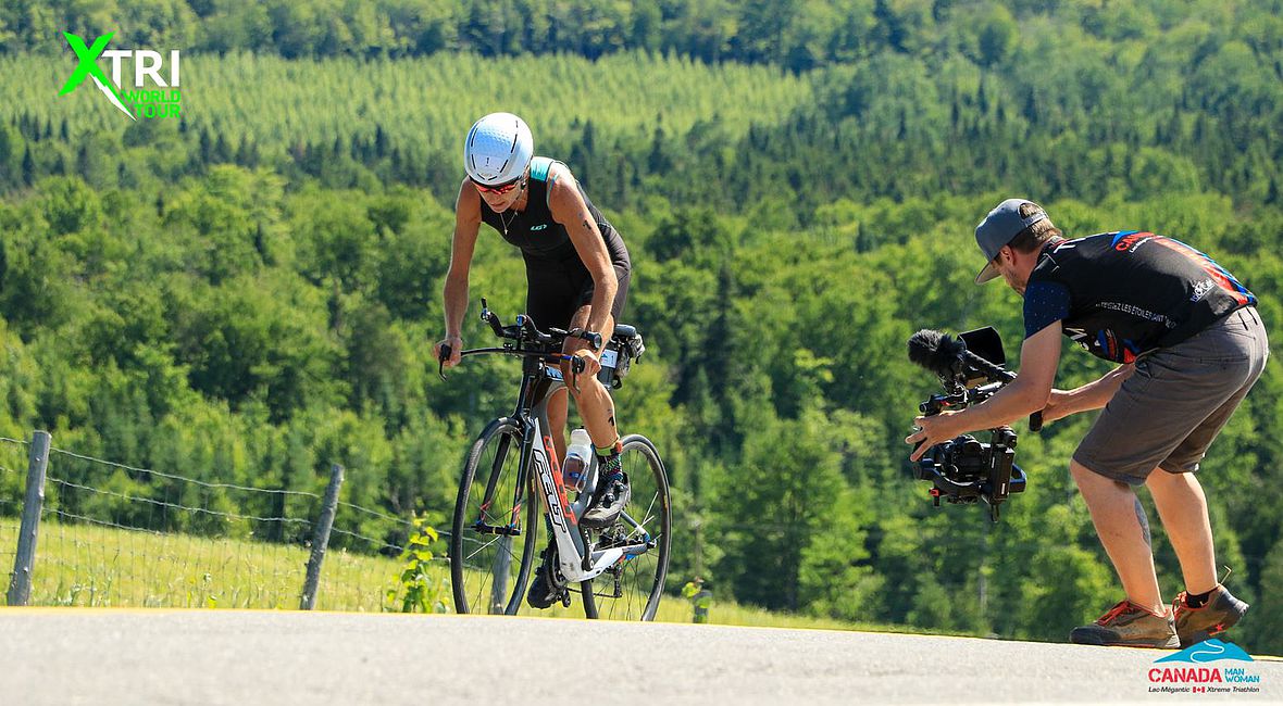Auch beim Radfahren ist beim Canada Man/Woman klettern angesagt. 2.500 Höhenmeter sind auf 180 km zu überwinden.