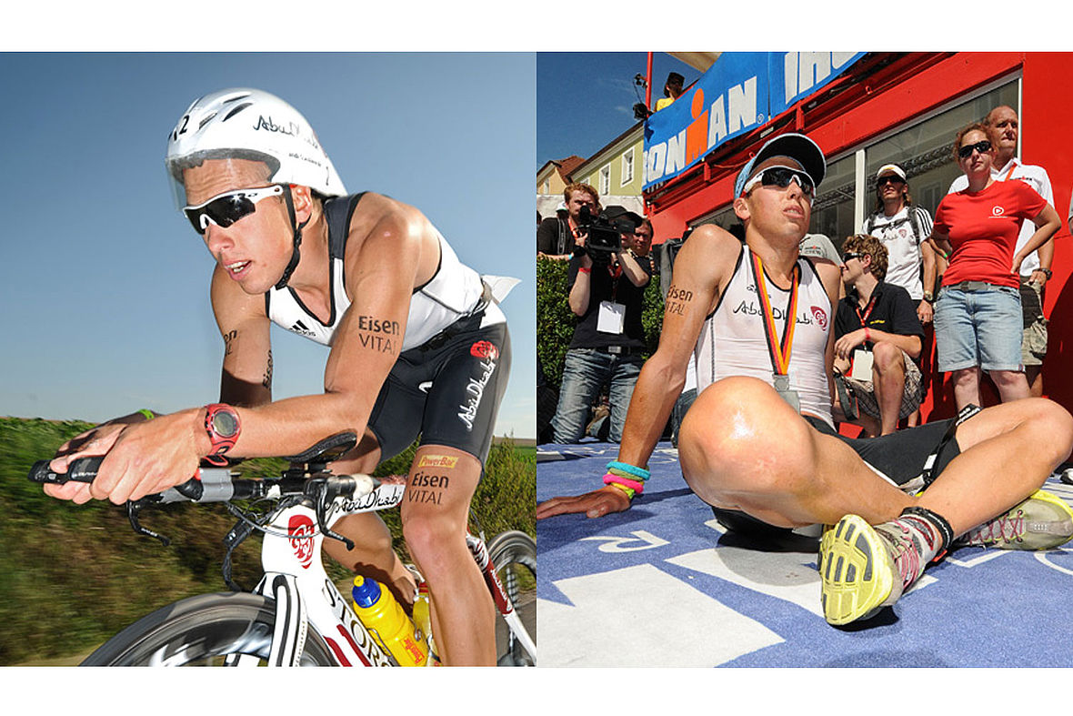 2010: Premiere des Ironman Regensburg und Andi Böcherer wird Zweiter hinter seinem Teamkapitän Faris Al-Sultan