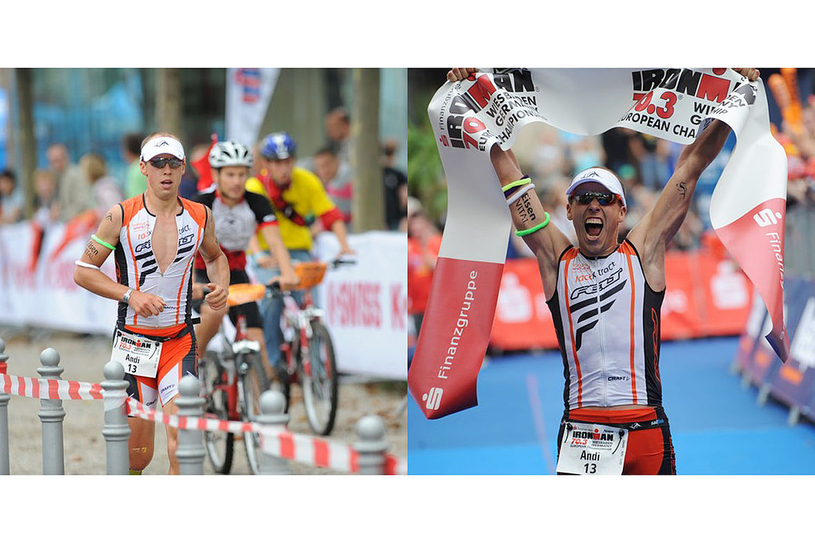 2011: Der erste große Titel - Andi Böcherer gewinnt den Ironman 70.3 Wiesbaden und ist Ironman 70.3-Europameister
