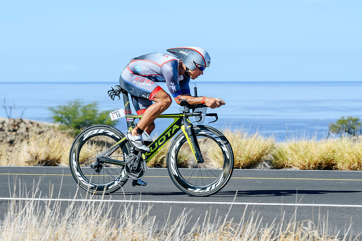 2016: Andreas Böcherer auf dem Weg zu Rang 5 beim Ironman Hawaii - sein bestes Karriere-Ergebnis in Kona