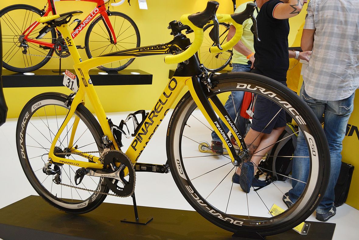 Das Tour de France Siegerrad von Chris Froome