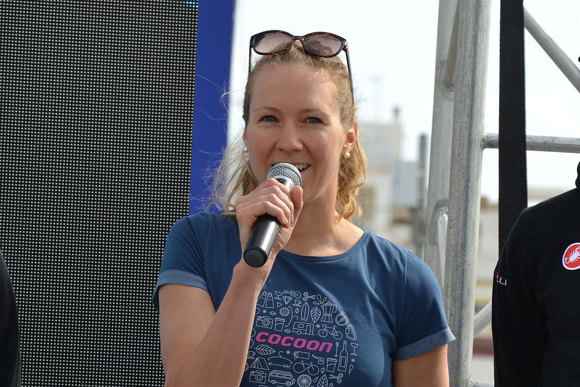 Elisabeth Gruber will sich am Sonntag am dritten Sieg beim Int. Triathlon von Portocolom versuchen