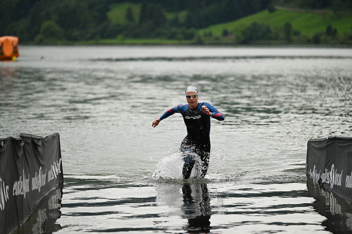Schnellste Schwimmerin beim CLASSIC: Kathrin Halter aus Heidelberg - am Ende wird´s Rang drei