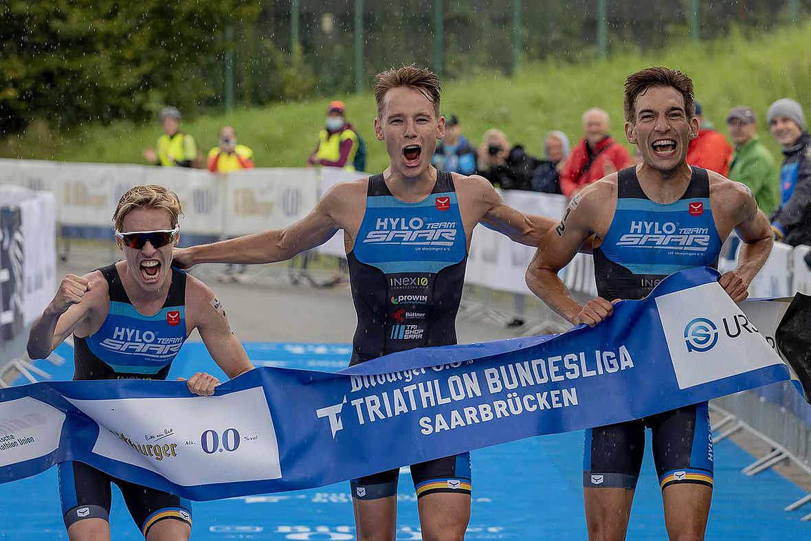 Die Sensation der Triathlon Bundesliga-Saison 2021: Das Hylo Team Saar schnappt den siegverwöhnten Buschhüttenern die Meisterschaft weg