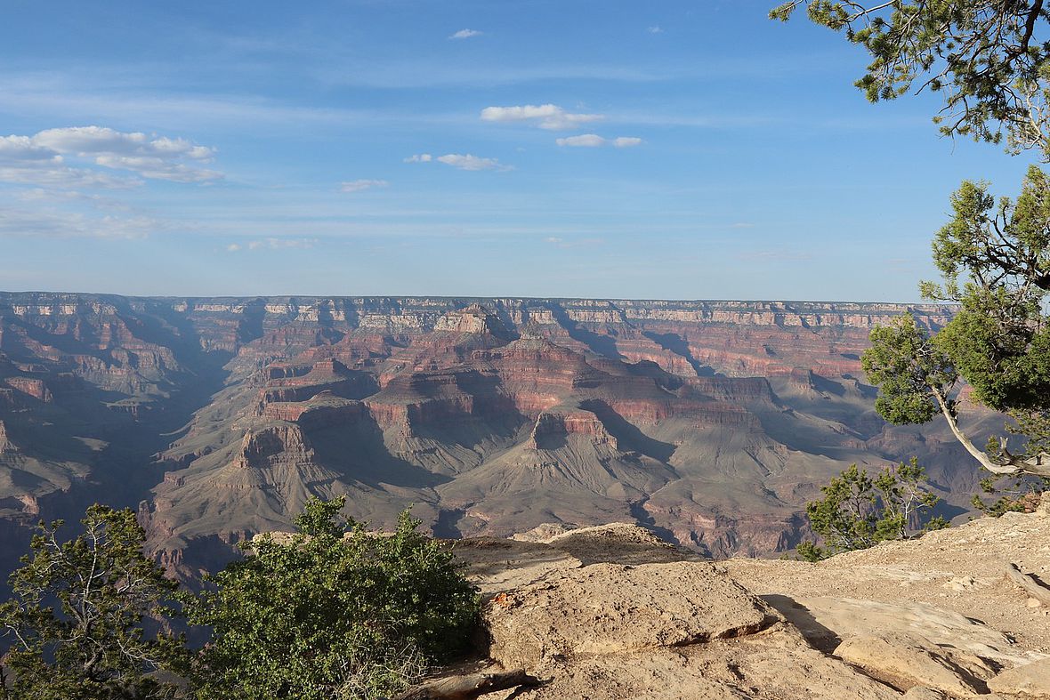 Die Landschaft des Grand Canyon