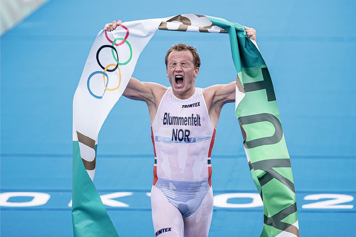 Kristian Blummenfelt holt sich in Tokio den Olympiasieg