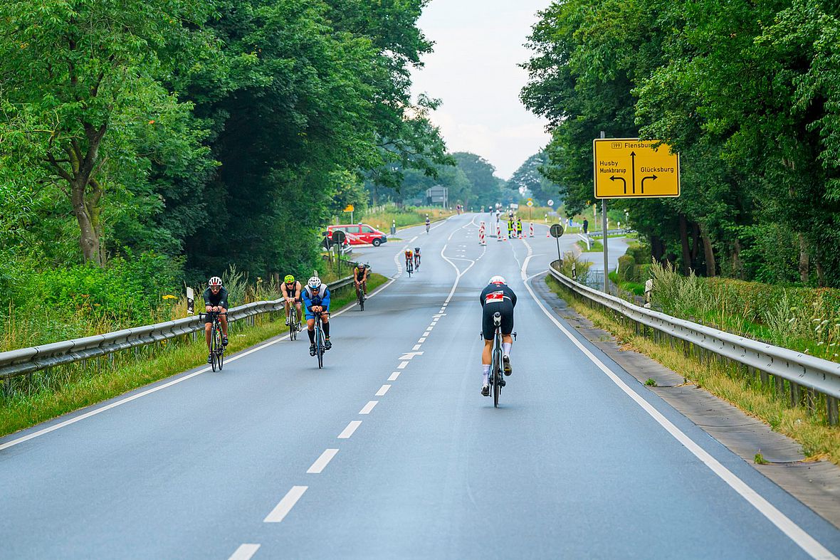 Radfahren auf der B199: Dem neuen Streckenabschnitt des OstseeMan
