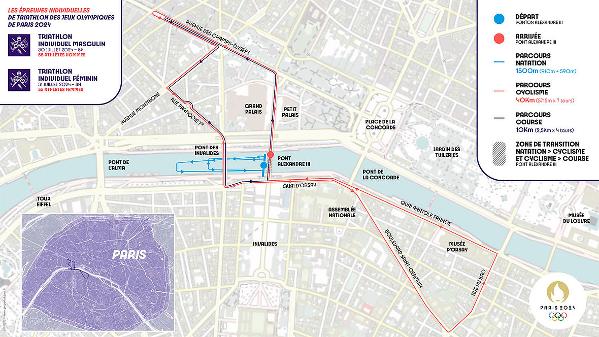 Paris 24: Der Streckenplan der Einzelrennen