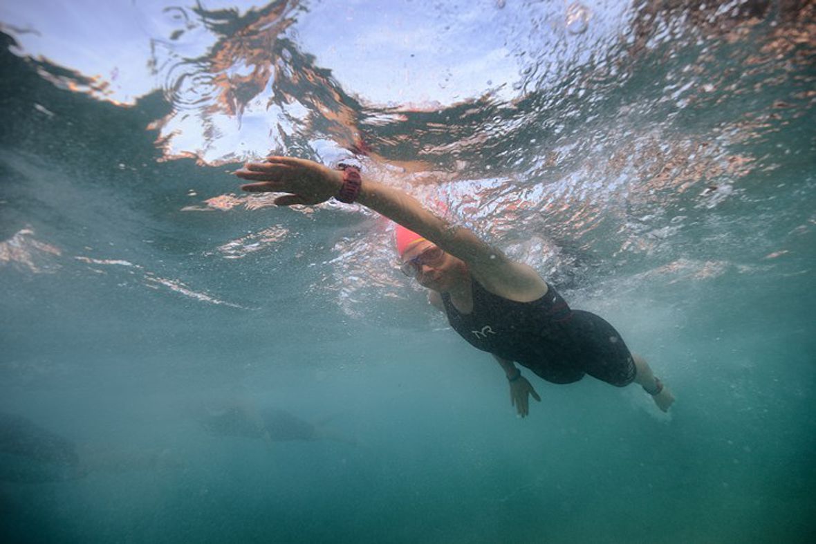 3,86 km Swim in der Kailua Bay