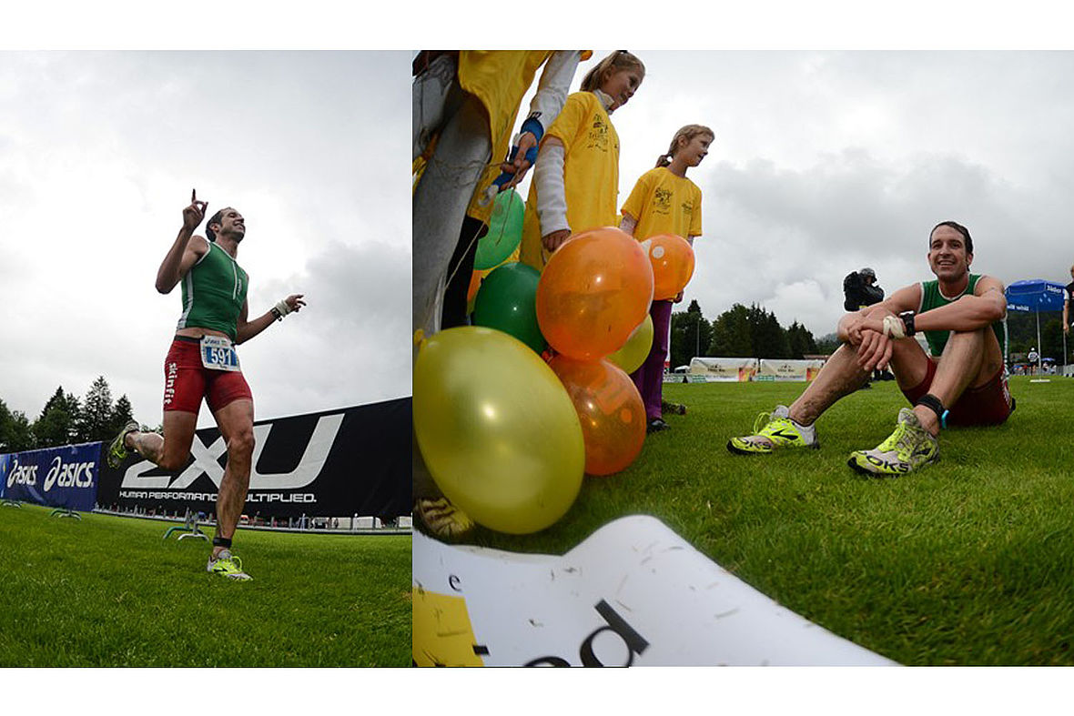 2012: Sieg beim Allgäu Triathlon und zugleich der erste DM-Titel über die Mitteldistanz