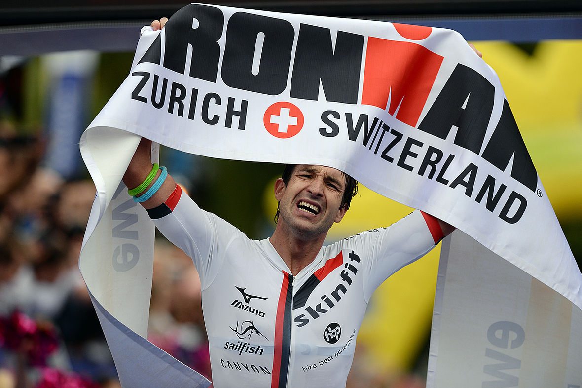 2014: Boris Stein gewinnt den Ironman Switzerland in Zürich in 8:33:02 Stunden