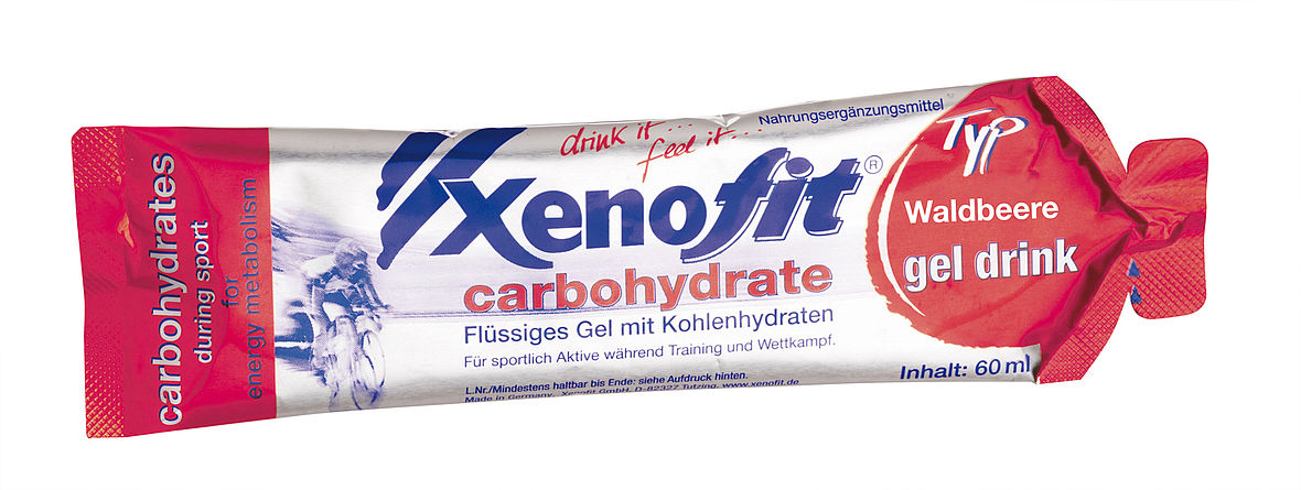 Xenofit carbohydrate gel drink - Geschmacksrichtung Waldbeere