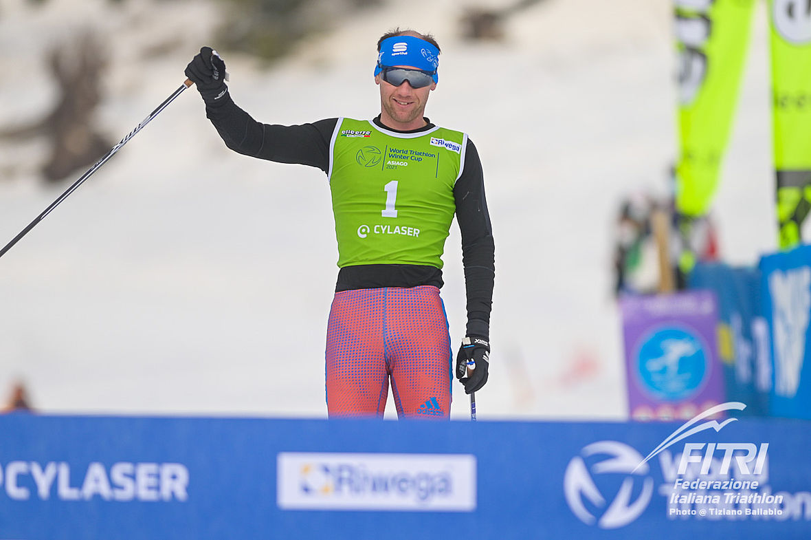 Pavel Andreev: Sieg beim World Triathlon Winter Cup 2021 in Asiago