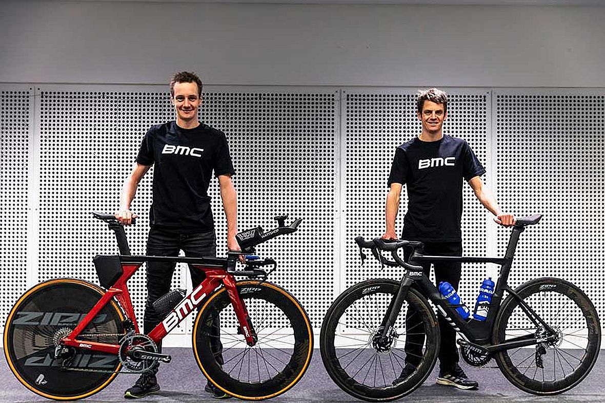 Alistair und Jonathan Brownlee fahren ab 2022 für 3 Jahre auf BMC Rädern