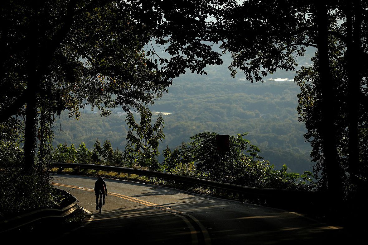 Etwas über 1.000 Höhenmeter hatte der Radkurs in Chattanooga zu bieten