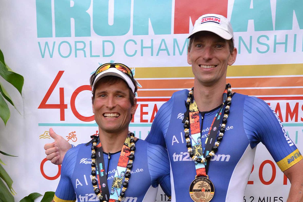 Mathias Flunger und Michael Wetzel: Zum dritten Mal Ironman Hawaii-Finisher