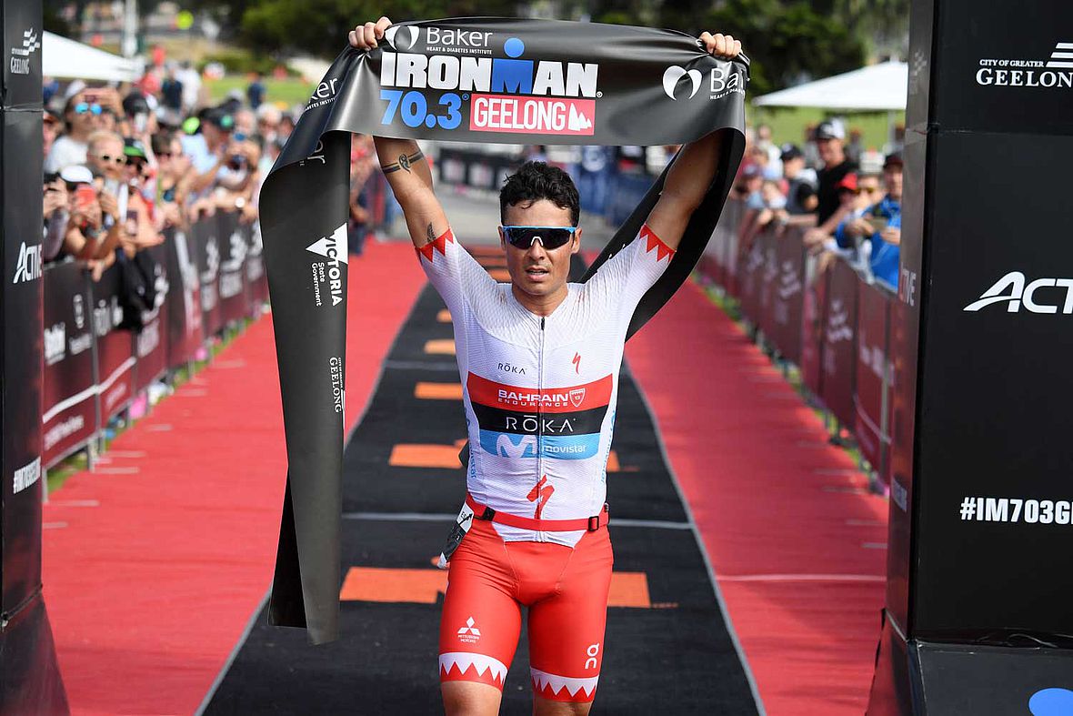 Javier Gomez startet mit einem Sieg beim Ironman 70.3 Geelong in die Saison 2019