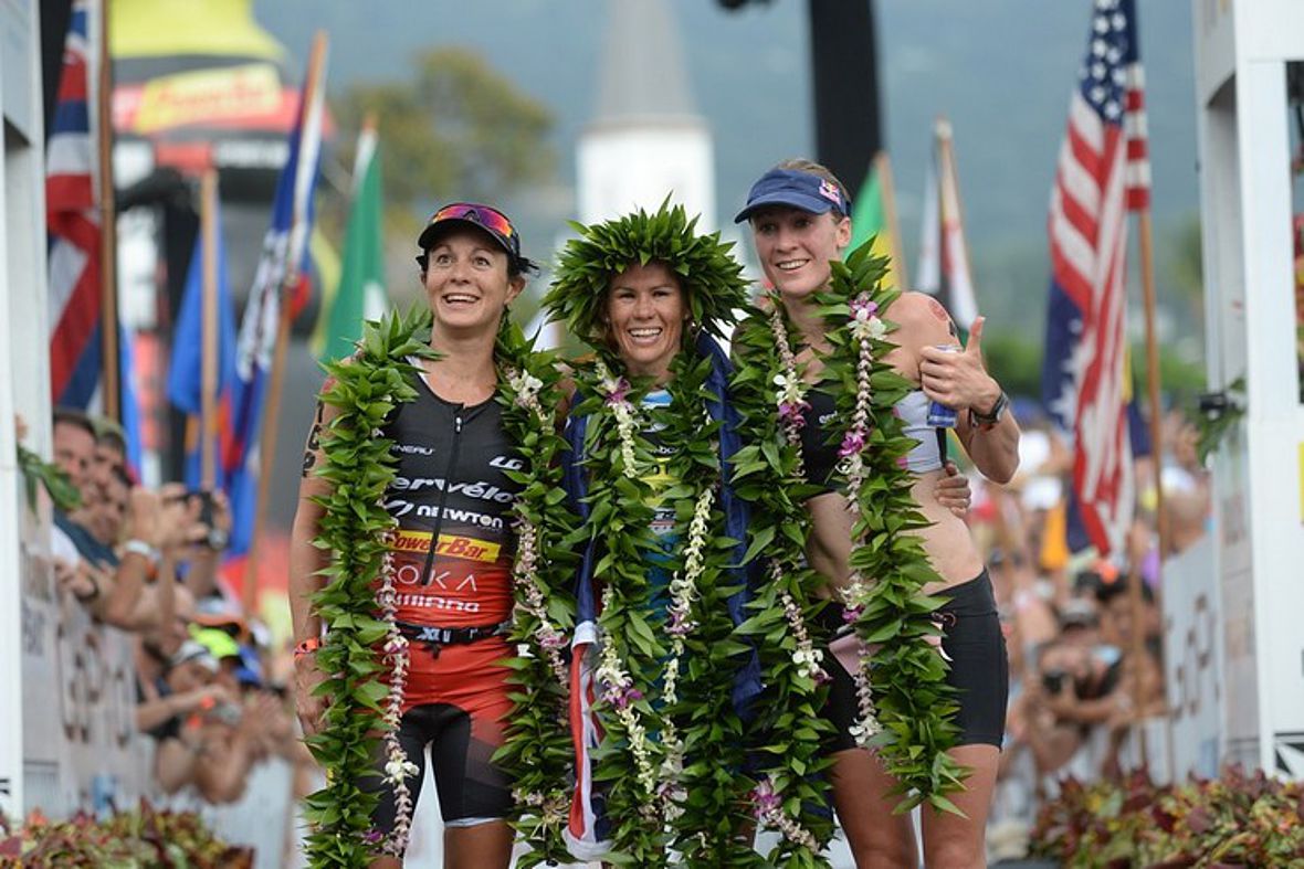 Die besten Hawaii-Girls 2014: Rachel Joyce, Mirinda Carfrae und Daniela Ryf