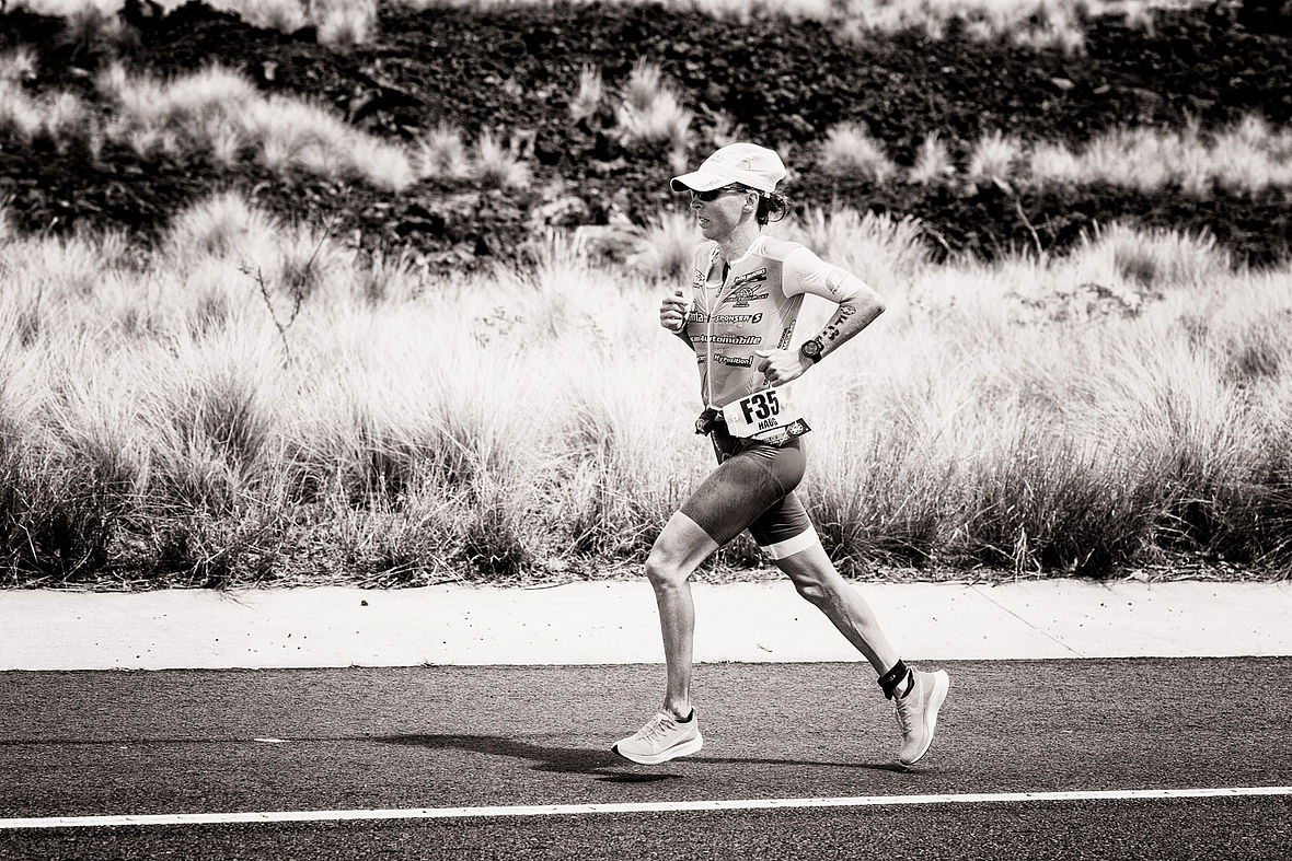 Das perfekte Kona-Debüt: Anne Haug lief mit einen 2:55er Marathon auf Rang drei nach vorne