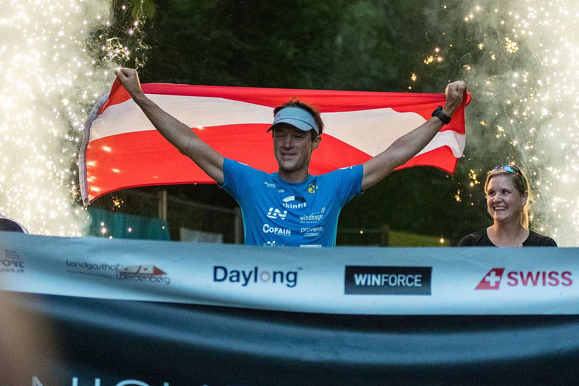 Norbert Lüftenegger holt sich den Sieg beim Swissultra über die Double Deca-Distanz und verbessert den Weltrekord auf 241:46:45 Stunden